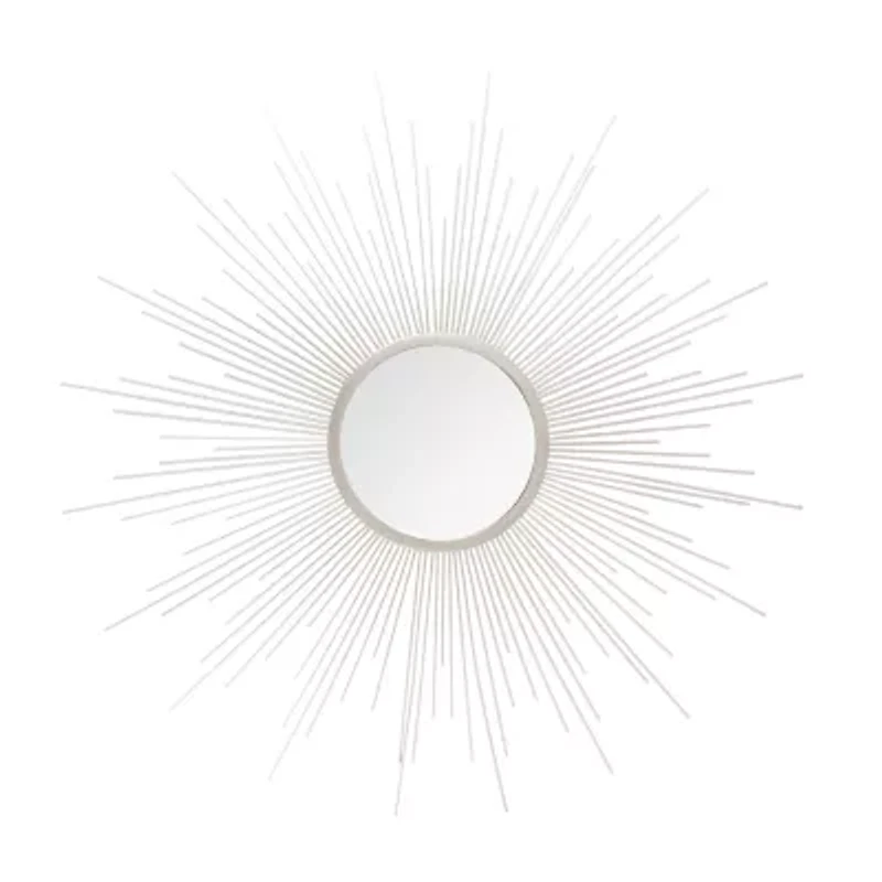 Safavieh Madilyn Champagne Wall Mount Sunburst Wall Mirror