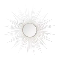Safavieh Madilyn Champagne Wall Mount Sunburst Wall Mirror