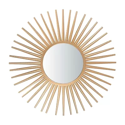 Safavieh Zyla Gold Wall Mount Sunburst Wall Mirror