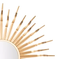 Safavieh Naya Gold Wall Mount Sunburst Wall Mirror