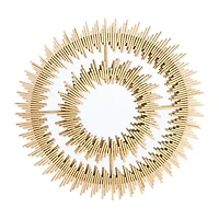 Safavieh Kalani Gold Wall Mount Sunburst Wall Mirror