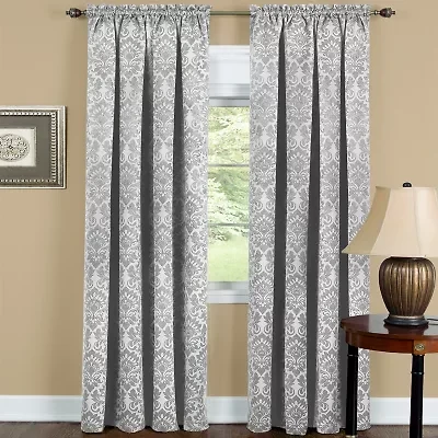 Sutton Rod Pocket Blackout Single Curtain Panel