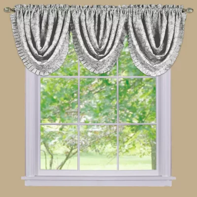 Sutton Rod Pocket Waterfall Valance