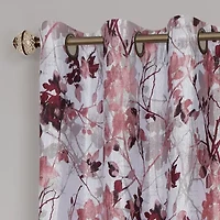 Tranquil Grommet Top Light-Filtering Single Curtain Panel