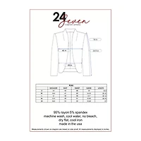 24/7 Comfort Apparel 3/4 Length Sleeve Open Cardigan
