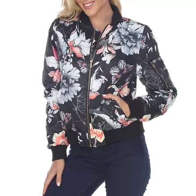 White Mark Womens Midweight Bomber Jacket