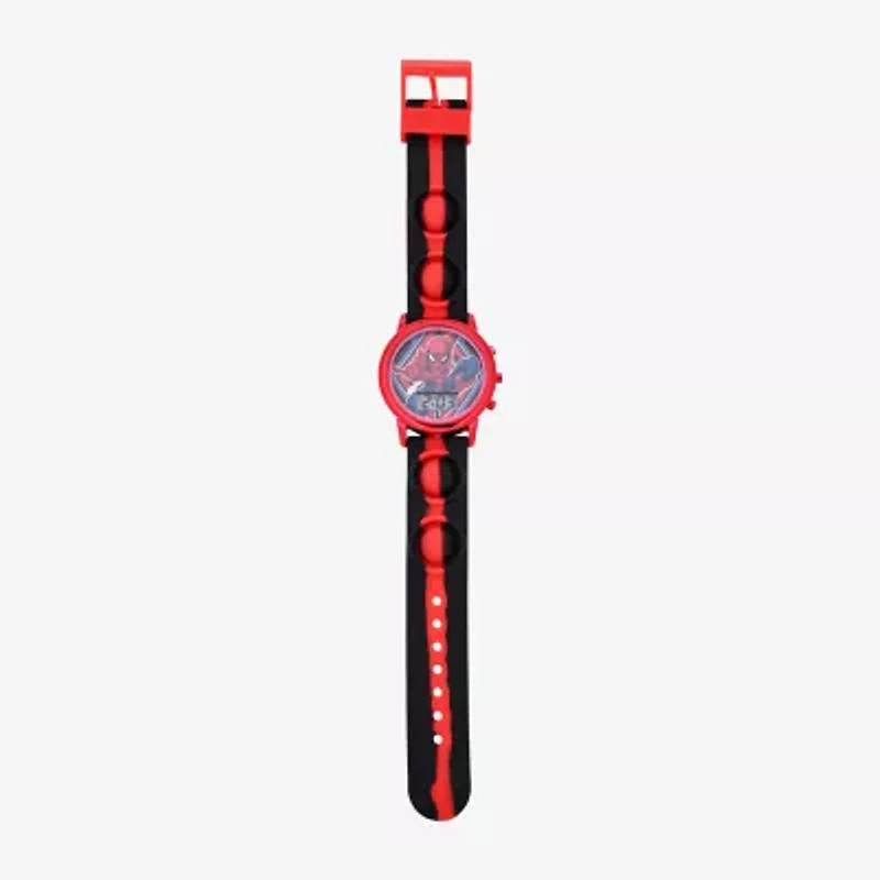 Spiderman Girls Digital Multicolor Strap Watch Spd4845