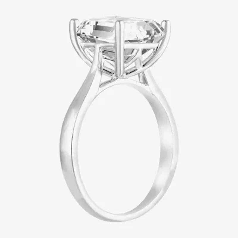 (H-I / SI2) Womens 3 CT. Lab-Grown White Diamond 14K Gold Princess Solitaire Engagement Ring