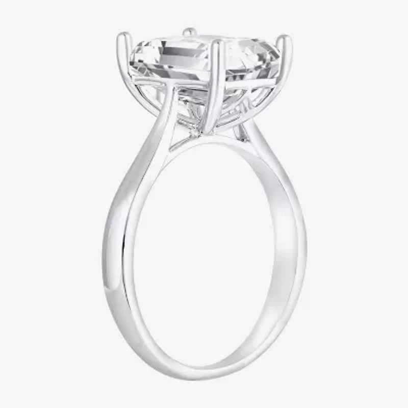 (H-I / SI2) Womens 3 CT. Lab-Grown White Diamond 14K Gold Radiant-Cut Solitaire Engagement Ring