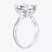 (H-I / SI2) Womens 3 CT. Lab-Grown White Diamond 14K Gold Radiant-Cut Solitaire Engagement Ring