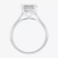 (H-I / SI2) Womens 3 CT. Lab-Grown White Diamond 14K Gold Radiant-Cut Solitaire Engagement Ring