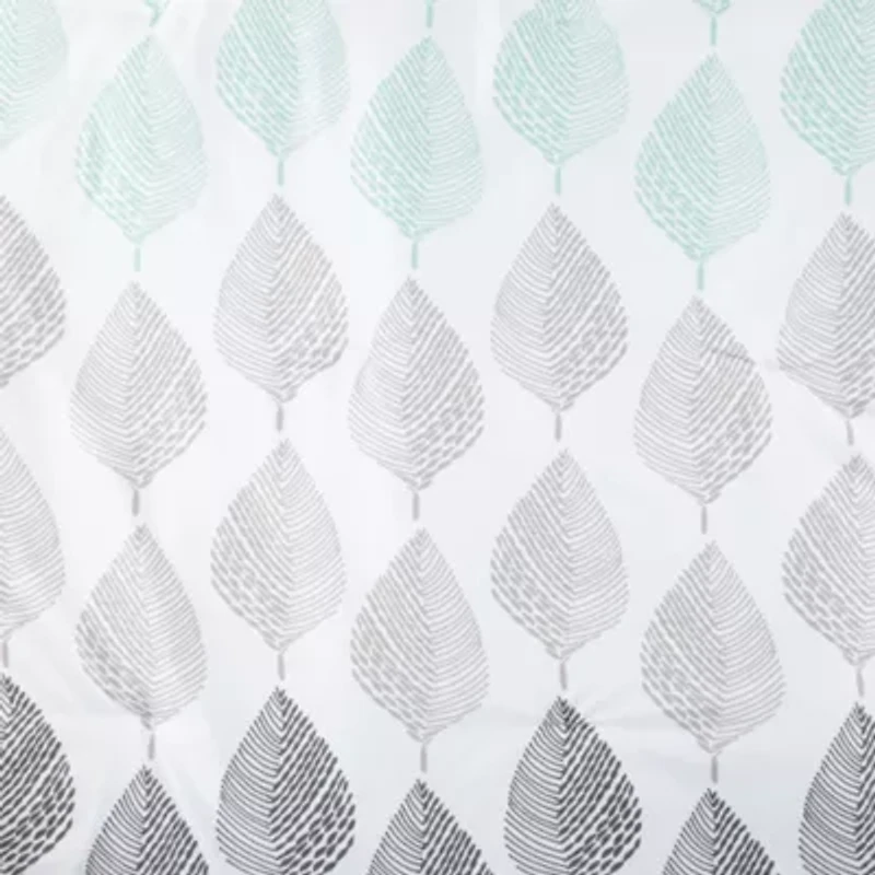 Home Expressions Texture Leaves Complete Bedding Set With Sheets