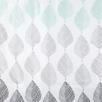 Home Expressions Texture Leaves Complete Bedding Set With Sheets
