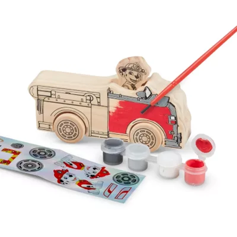 Melissa & Doug Paw Patrol Wooden Craft Kit - Vehicles 3-pc. Paw Patrol Craft Kit