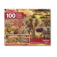 Melissa & Doug Safari 100 Pieces Floor 100-pc. Non-Toxic Puzzle