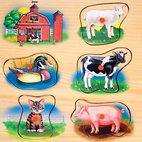 Melissa & Doug Farm Sound 8 Pieces 8-pc. Non-Toxic Puzzle