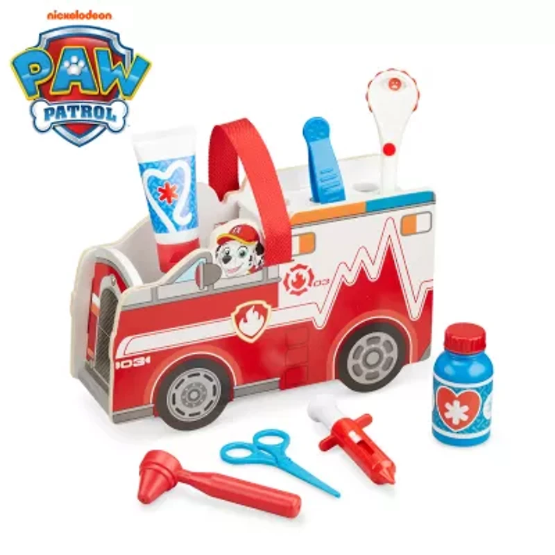 Melissa & Doug Paw Patrol Marshall's Wooden Rescue Caddy