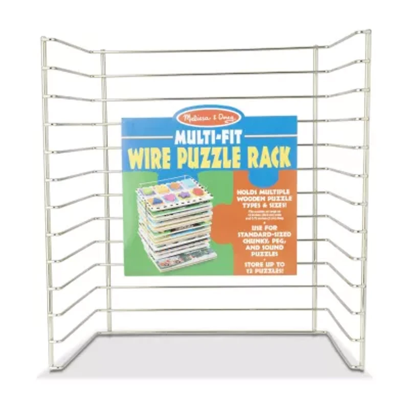 Melissa & Doug Multi-Fit Wire Puzzle Rack Interactive Toy