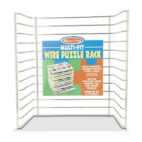 Melissa & Doug Multi-Fit Wire Puzzle Rack Interactive Toy