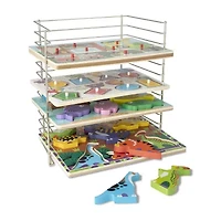 Melissa & Doug Multi-Fit Wire Puzzle Rack Interactive Toy