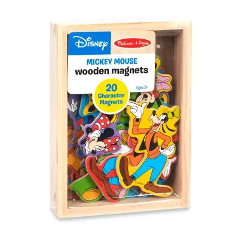 Melissa & Doug Mickey Mouse Wooden Magnets Interactive Toy