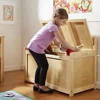 Melissa & Doug Wooden Toy Chest (Honey)