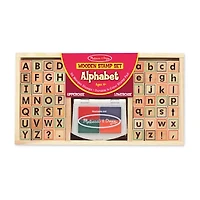 Melissa & Doug Alphabet Stamp Set 56-pc. Toy Playset