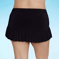 Liz Claiborne Womens Plus Swim Skirt