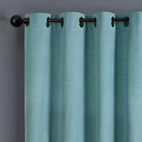 Max Blackout Baylor Grommet Top Energy Saving 100% Single Curtain Panel