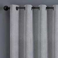 Max Blackout Baylor Grommet Top Energy Saving 100% Single Curtain Panel