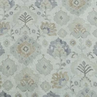 Max Blackout Baylor Print Grommet Top Energy Saving 100% Single Curtain Panel