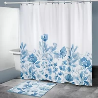 IZOD Mystic Floral Shower Curtain