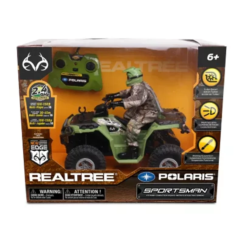 Nkok Inc. Junior Explorers Realtree Rc Polaris Sportsman Motorcycle