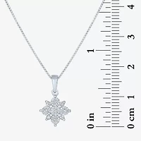 Diamond Blossom (G-H / Si2-I1) Womens 1/5 CT. Lab Grown White Diamond Sterling Silver 2-pc. Jewelry Set