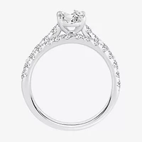 Signature By Modern Bride (H-I / Si1-Si2) Womens 2 CT. T.W. Lab Grown White Diamond 10K Gold Oval Bridal Set
