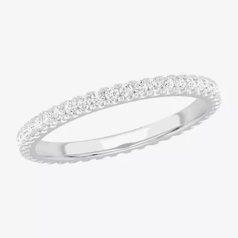 Matching Eternity Band Rings (G-H / Si1-Si2) Womens 1/2 CT. T.W. Lab Grown White Diamond 10K Gold Wedding