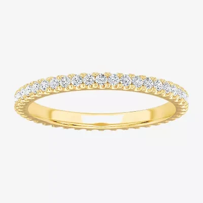 Matching Eternity Band Rings (G-H / Si1-Si2) Womens 1/2 CT. T.W. Lab Grown White Diamond 10K Gold Wedding