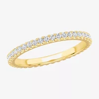 Matching Eternity Band Rings (G-H / Si1-Si2) Womens 1/2 CT. T.W. Lab Grown White Diamond 10K Gold Wedding