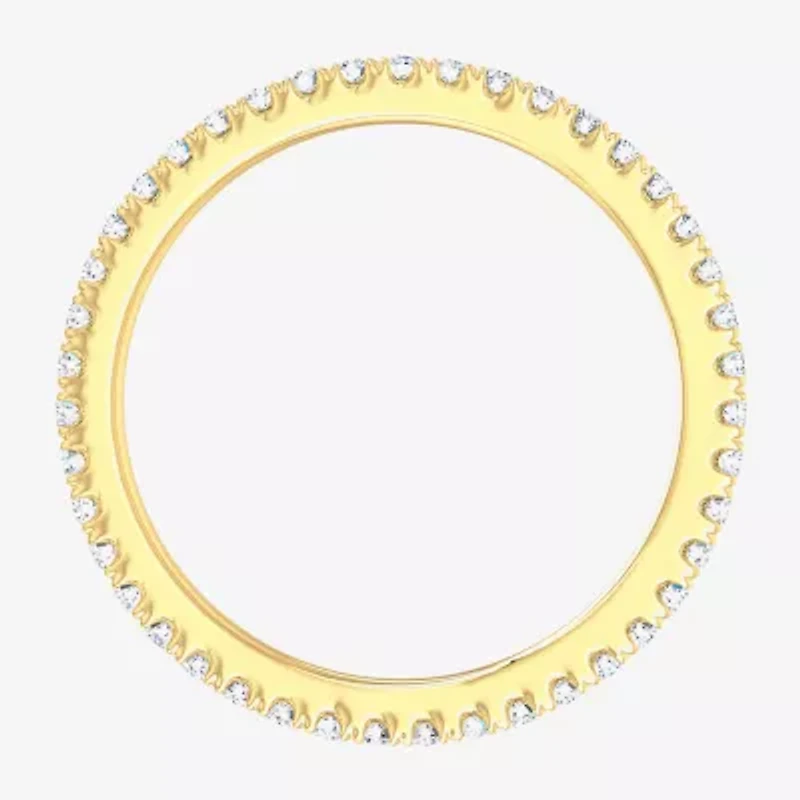 Matching Eternity Band Rings (G-H / Si1-Si2) Womens 1/2 CT. T.W. Lab Grown White Diamond 10K Gold Wedding