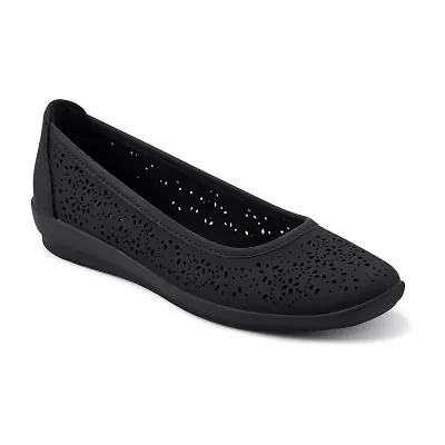 Easy Spirit Alessia Womens Square Closed Toe Slip-On Shoe