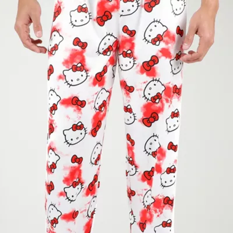 Womens Hello Kitty Plush Pajama Pants