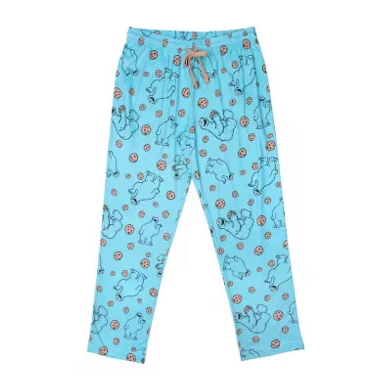 Womens Sesame Street Plush 1 Pair Pajama Pants