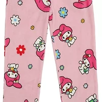 Womens My Melody Plush 1 Pair Pajama Pants