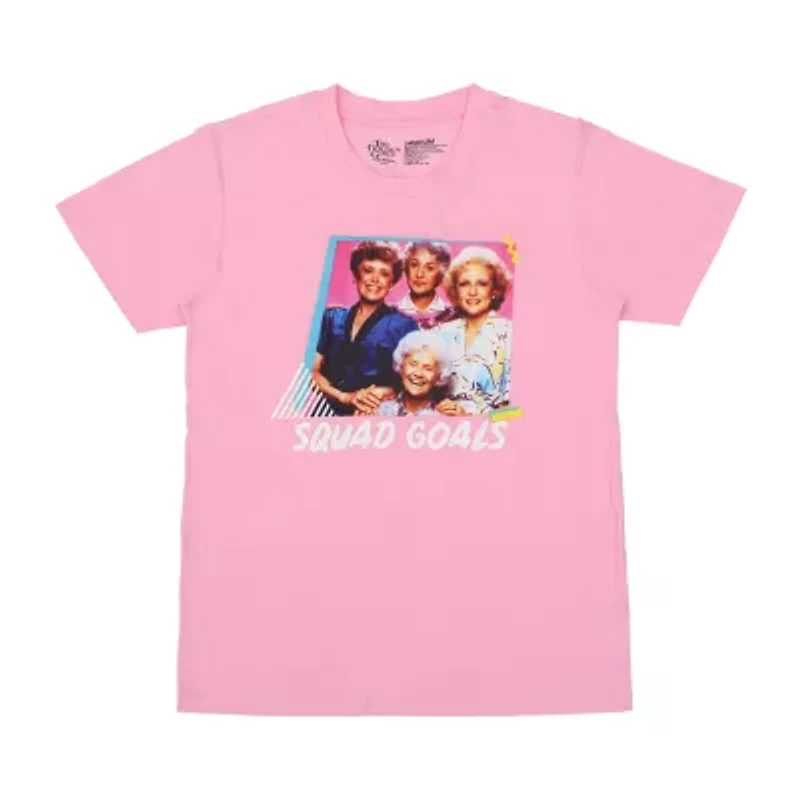 Womens Plush Crew Neck Short Sleeve 2-pc. Pajama Sets