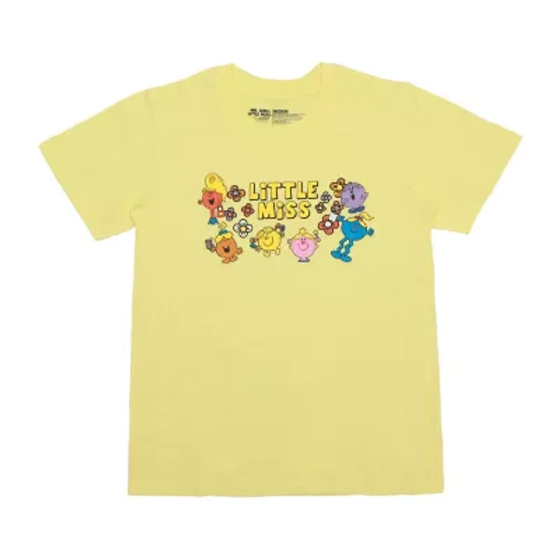 Little Miss Womens Plush Crew Neck Short Sleeve 2-pc. Pajama Sets