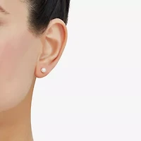 Certified Sofia™ 10K Gold 6-6.5mm Cultured Freshwater Pearl Stud Earrings