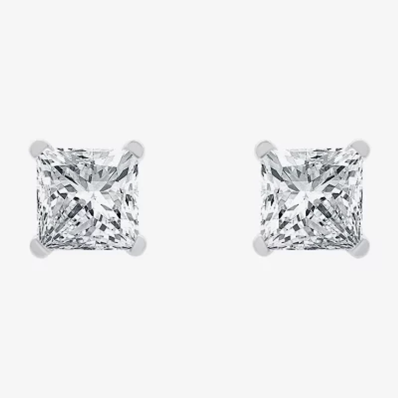 Ever Star 3/4 CT. T.W. Lab-Grown (G/ Si1-Si2) Diamond Princess-cut Stud Earrings 10K or 14K Gold