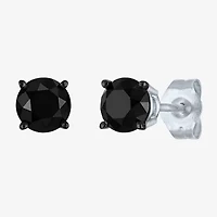 1 CT.T.W. Color-Enhanced Black Diamond Studs 10K White Gold