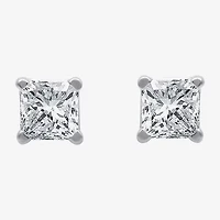 8 CT. T.W. Lab-Grown (G / Si1-Si2) Diamond Princess-cut Stud Earrings 10K or 14K Gold