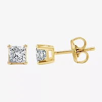 5/8 CT. T.W. Lab-Grown (G / Si1-Si2) Diamond Princess-cut Stud Earrings 10K or 14K Gold